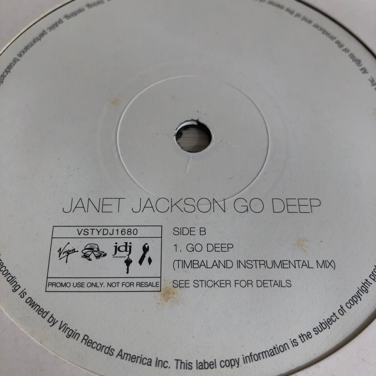Janet  jackson プロモレコード