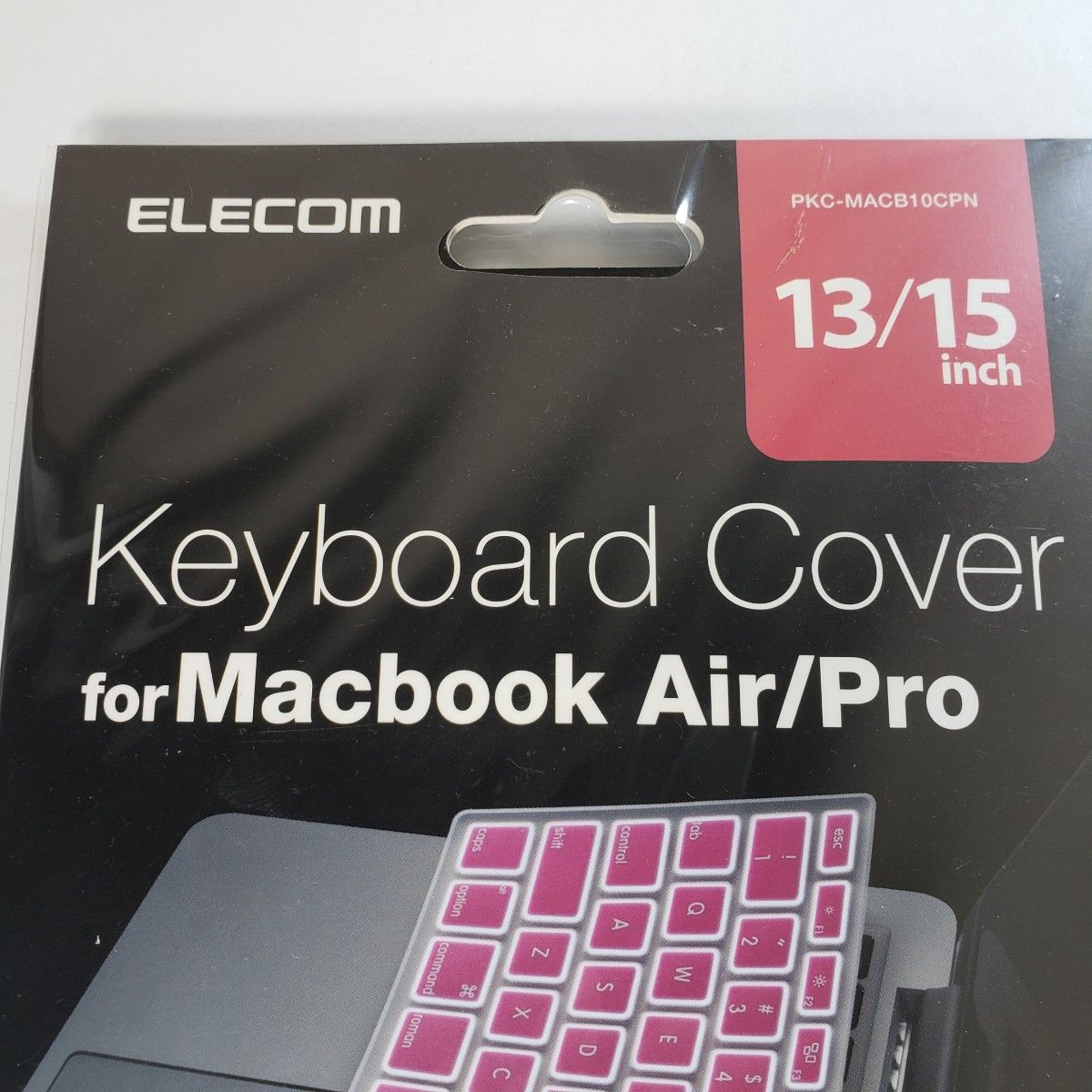Macbook用シリコンキーボードカバー ピンク JIS配列