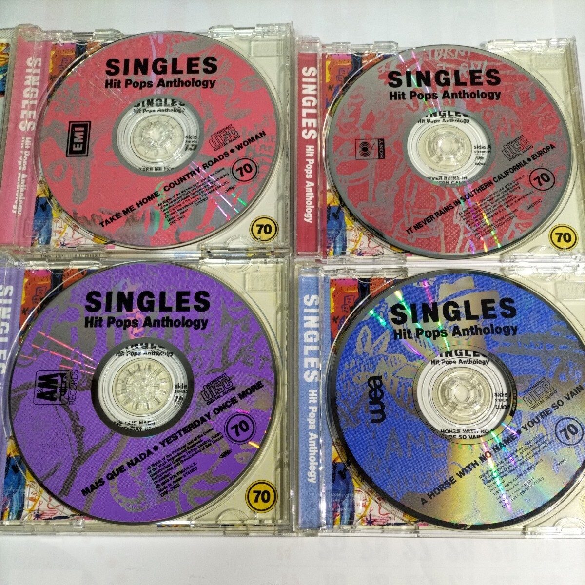 「SINGLES Hit Pops Anthology 1968-1982」全12枚組 全228曲 60’s 70’s 80’s 洋楽 シングルヒット ロック ポップス オムニバスの画像4