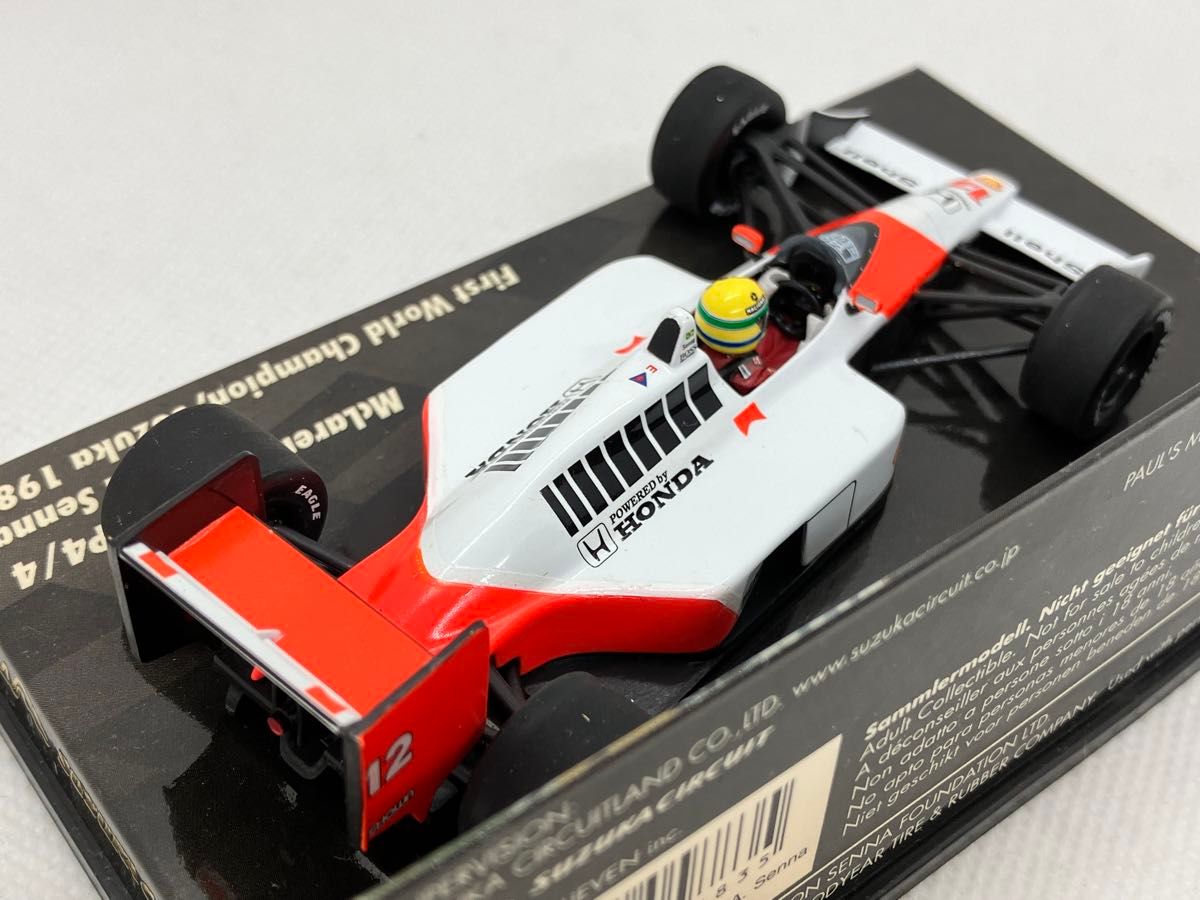 ★1/43★マクラーレン ホンダ MP4/4★A.セナ★初ワールドチャンピオン 1988★鈴鹿レジェンド★ミニチャンプス★限定品★