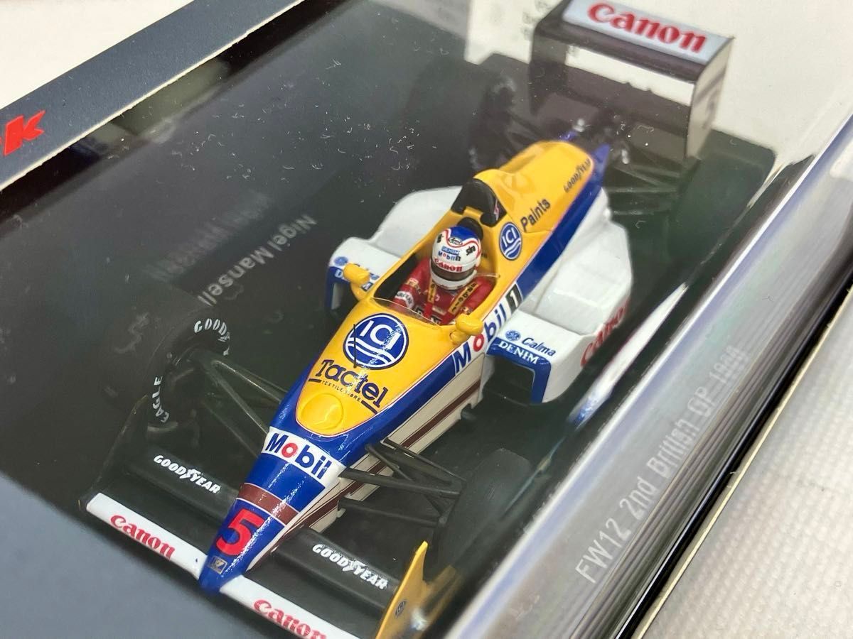 ★未開封品★1/43★ウィリアムズ FW12★N.マンセル★1988 イギリスGP 2位★スパーク S4059★デカール付属★