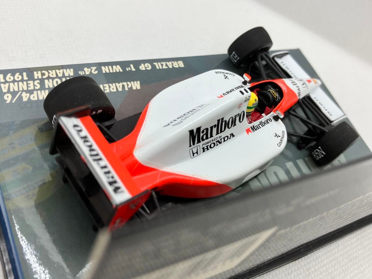 1/43 マクラーレン ホンダ MP4/6 A セナ 1991 ブラジルGP 母国初 1/43 マクラーレン ホンダ MP4/6 A セナ 1991 ブラジルGP 母国初