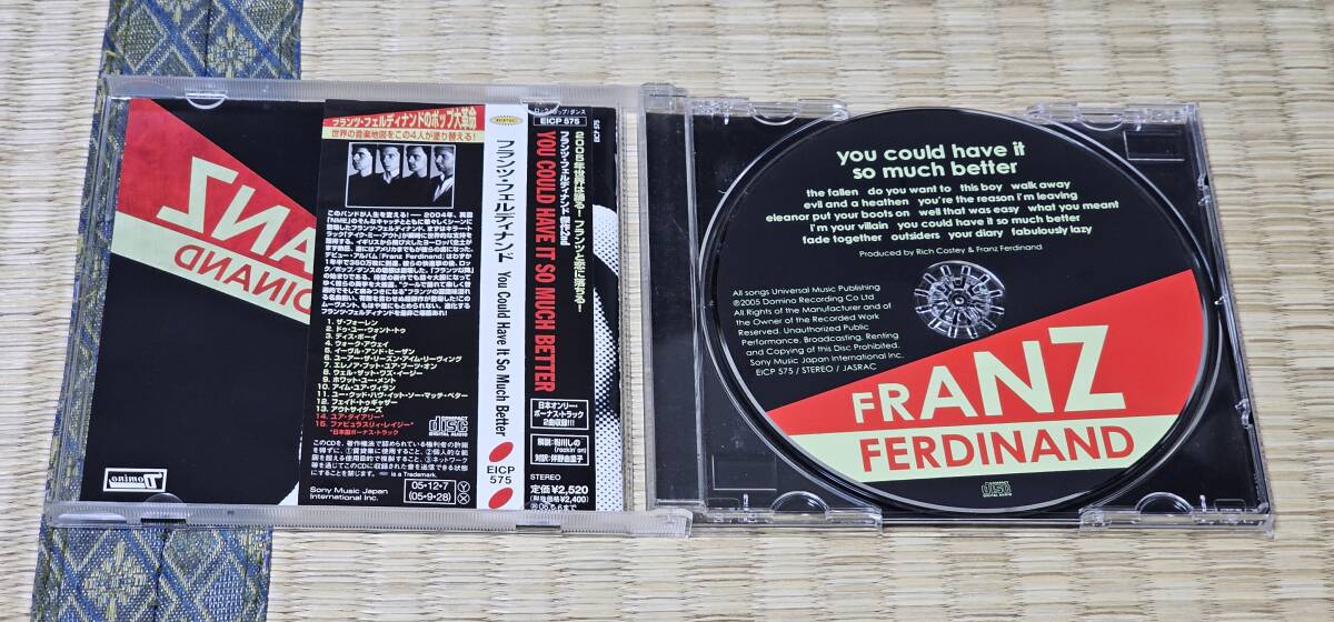 FRANZ FERDINAND フランツ・フェルディナンド/You Could Have It So Much Better C103_画像2