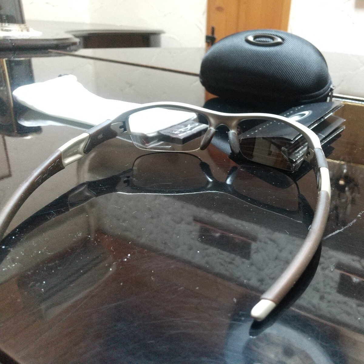OAKLEY Oacley спортивные солнцезащитные очки flak жакет свет вес кейс инструкция легкий прекрасный товар б/у товар 