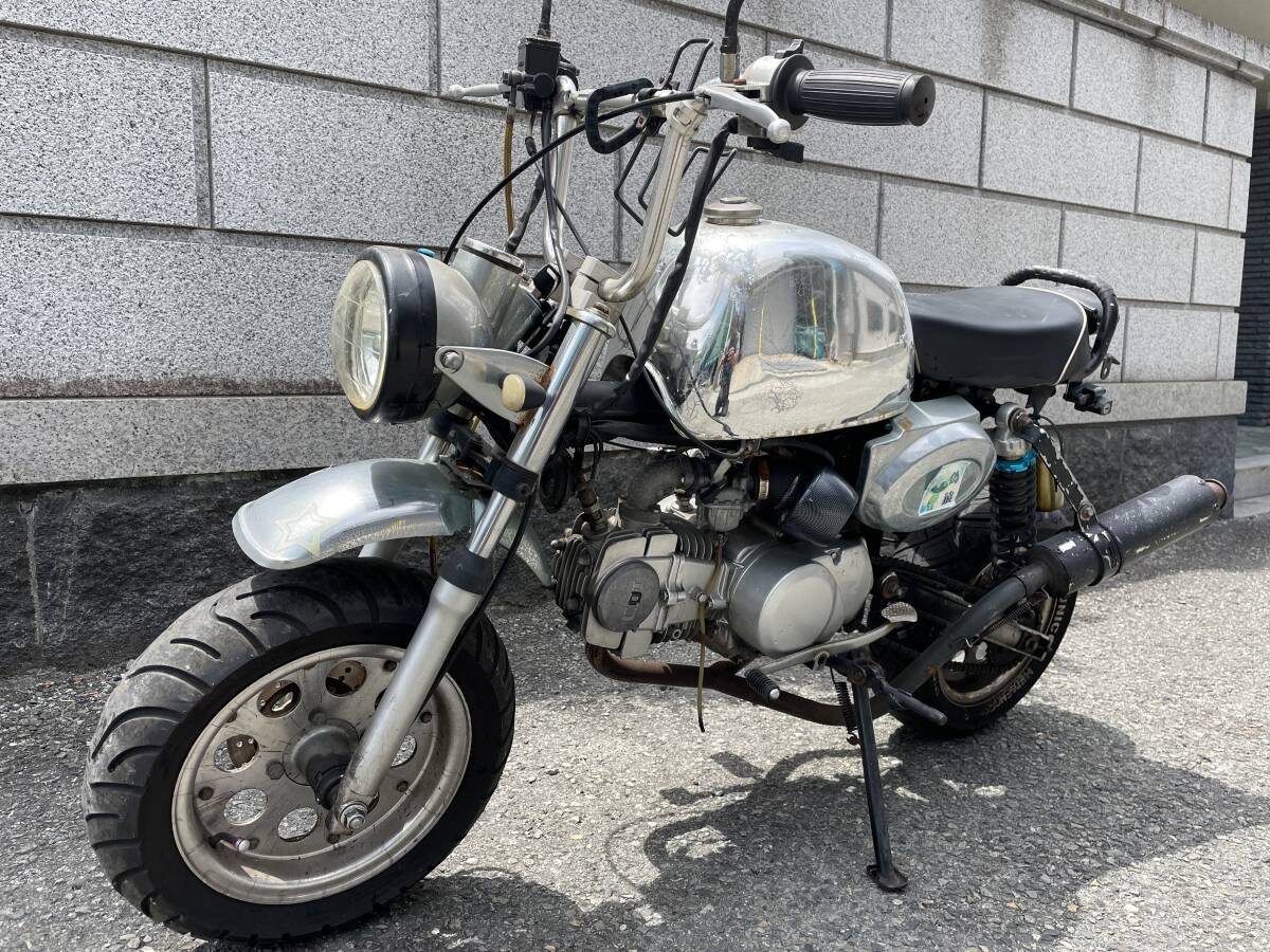 ゴリラ風キットバイク １２５ｃｃ　書類、鍵付き _画像4