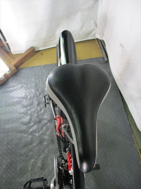 D505*16800 jpy * folding used bicycle CHEVROLET black [26 -inch mountain suspension movement with defect ] we wait for the tender (*^v^*)