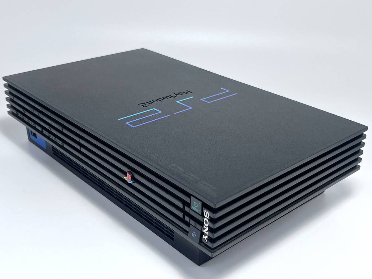 [良品]メンテナンス清掃 新品レンズ PS2 SCPH-50000 厚型 セット コントローラー メモリーカード 本体 PlayStation2 整備 オーバーホール_画像4