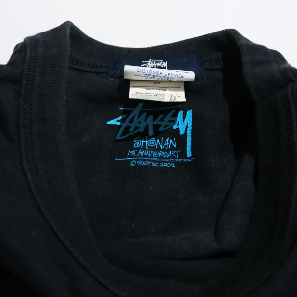 STUSSY ステューシー Champion チャンピオン SHONAN 1ST ANNIVERSARY TEE 湘南チャプト 1周年記念 Tシャツ ショートスリーブ ブラック Mayz_画像5