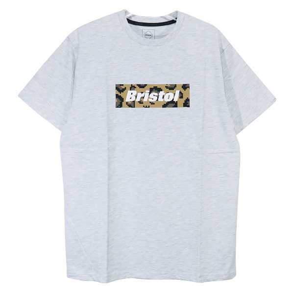 F.C.Real Bristol エフシーレアルブリストル 23SS BOX LOGO TEE FCRB-230074 ボックス ロゴ Tシャツ F.C.R.B. グレー Mayz_画像1