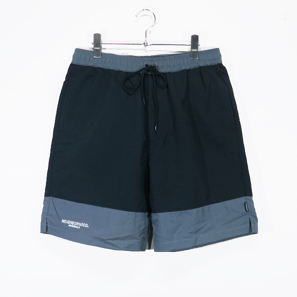 NEIGHBORHOOD ネイバーフッド 23SS SWIM SHORT PANTS 231TSNH-PTM03 スイム ショーツ ショート ハーフ パンツ 短パン ブラック Mayz_画像1