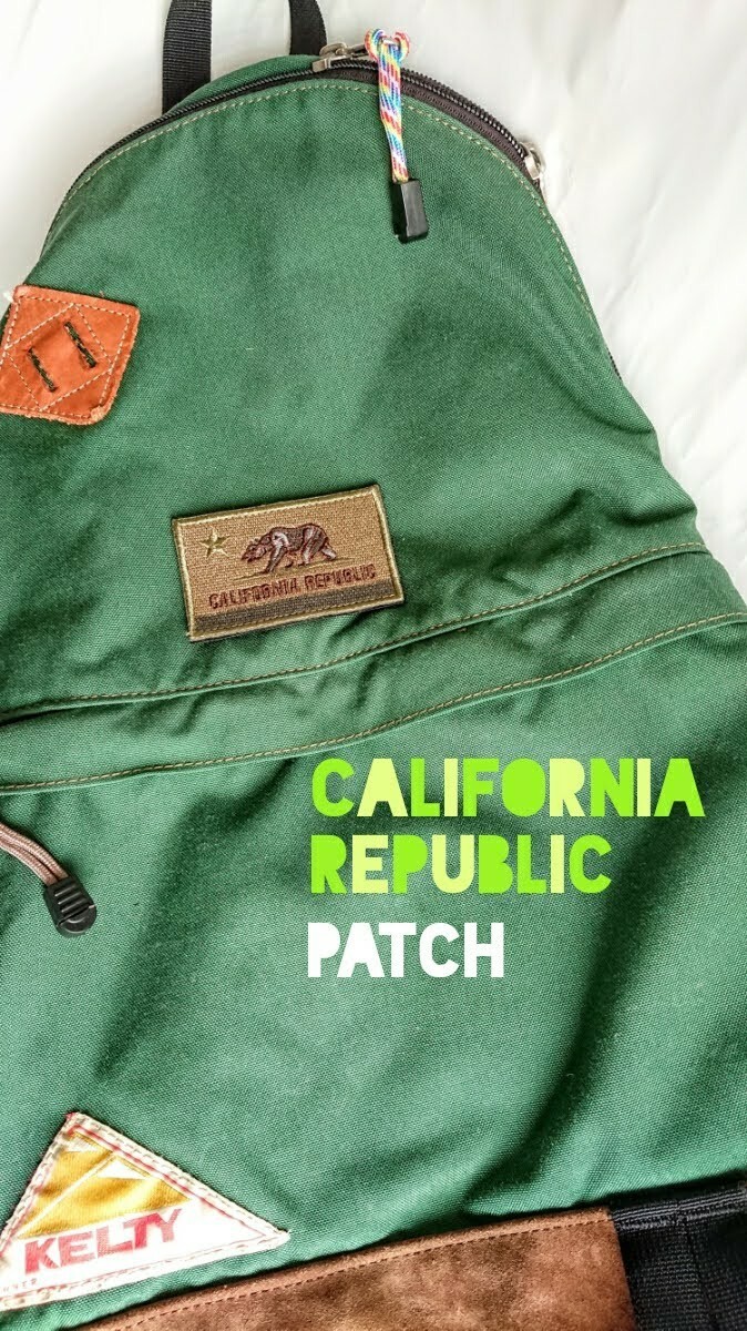 カリフォルニア州ロゴ/3D刺繍エンブレムパッチ#california“logo”patch/着脱式凹凸マジックテープ付/size：8×5㎝■1枚：送料込み599円_画像8