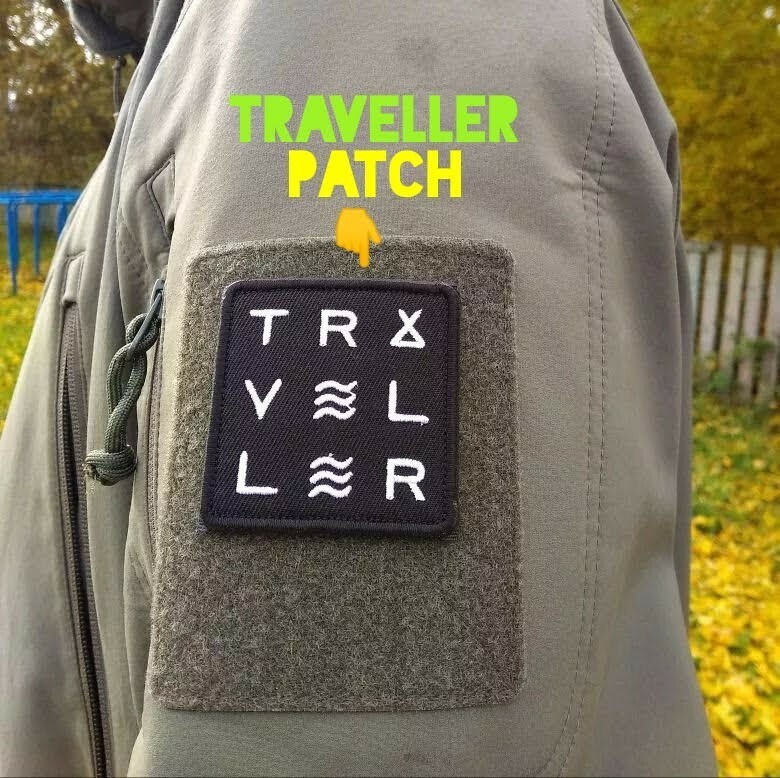 #TRAVELLER■“3D”刺繍アイロンパッチ=ワッペン#アップリケ/アイロン式Patch□サイズ：6×6㎝■×1枚：Special Price！送料込み499円_画像8