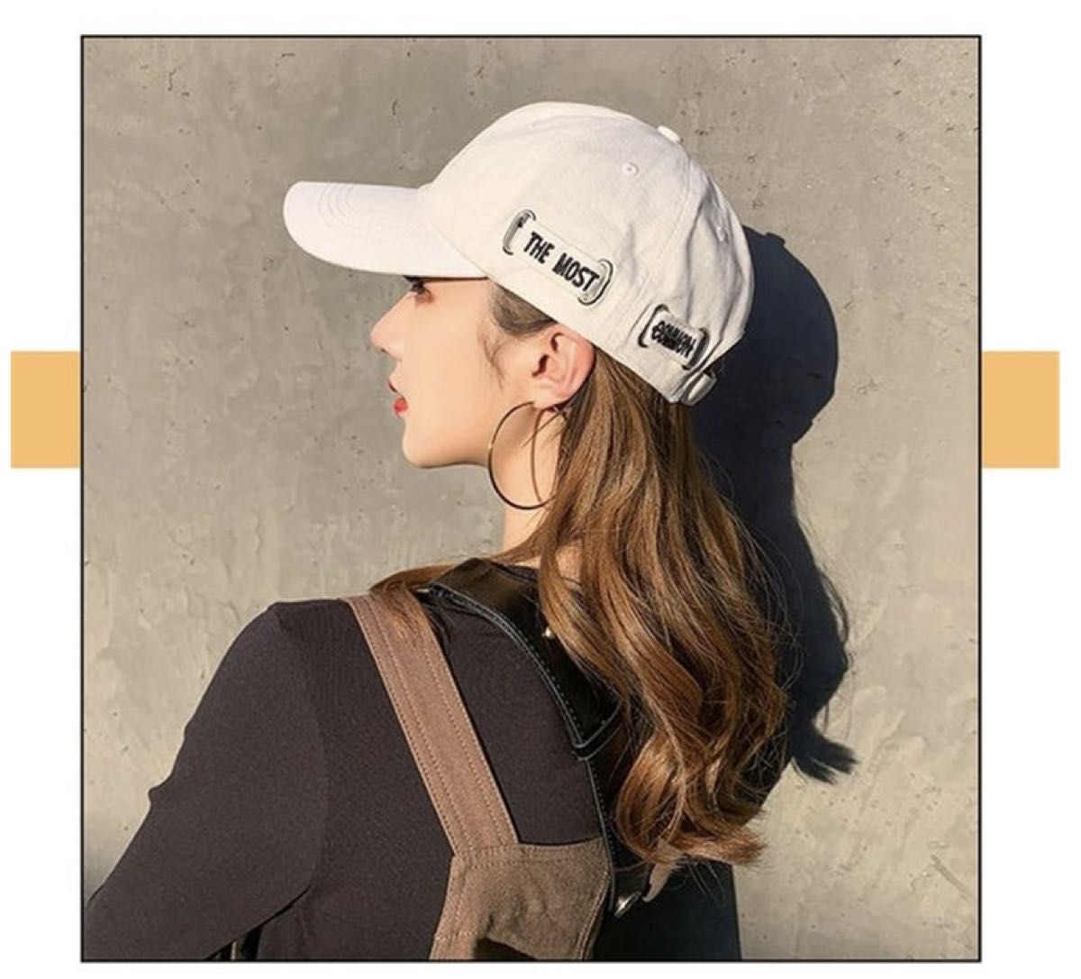 【新品】キャップ　ロゴ　サイズ調整可能　男女兼用　UV対策　つば　帽子 ベージュ アウトドア スポーツ 日除け ゴルフ 野球