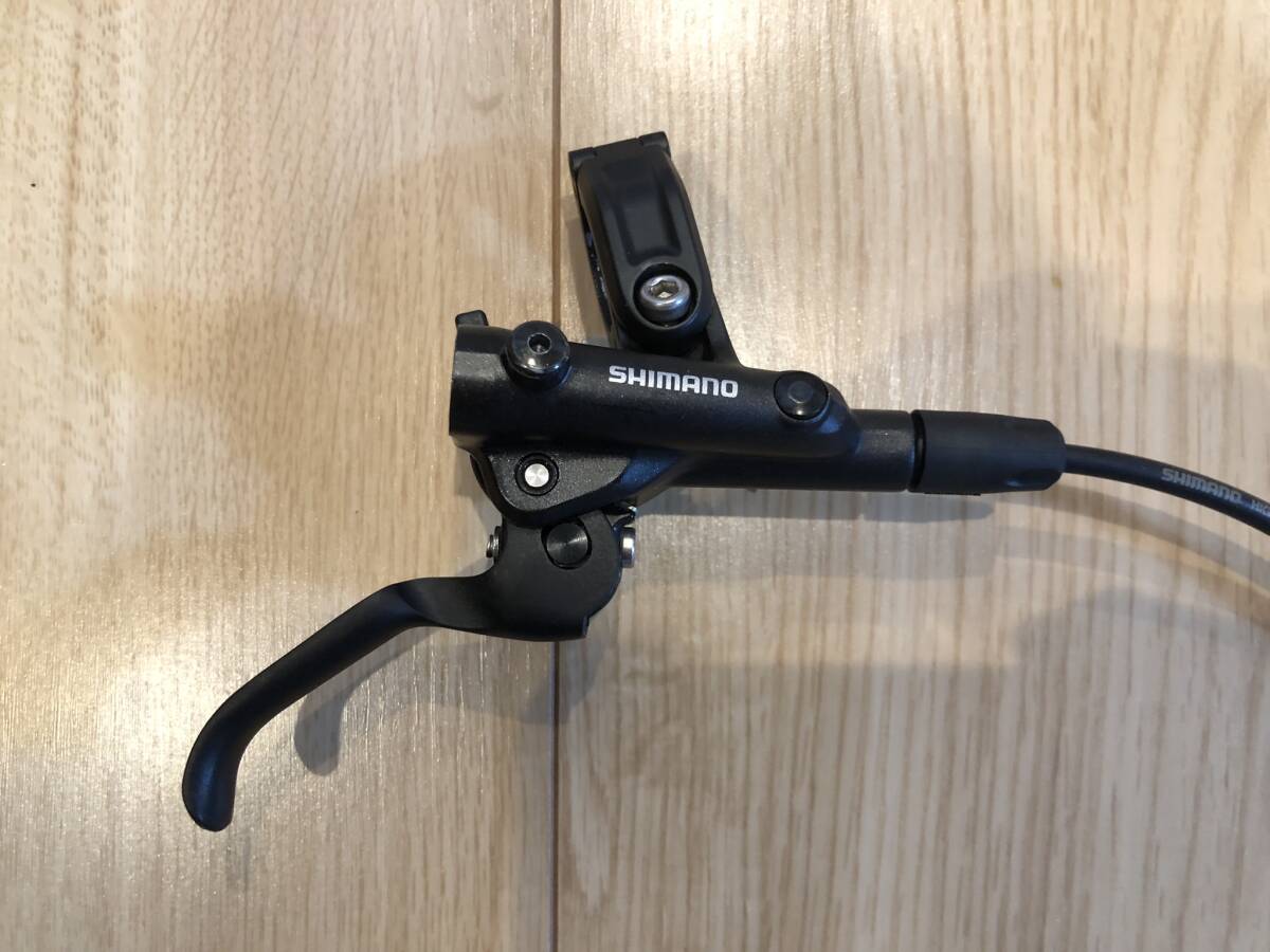 美品 SHIMANO シマノ 油圧ディスクブレーキ レバー＆4ピストンキャリパー 前後セット BL-MT501 BR-MT520の画像5