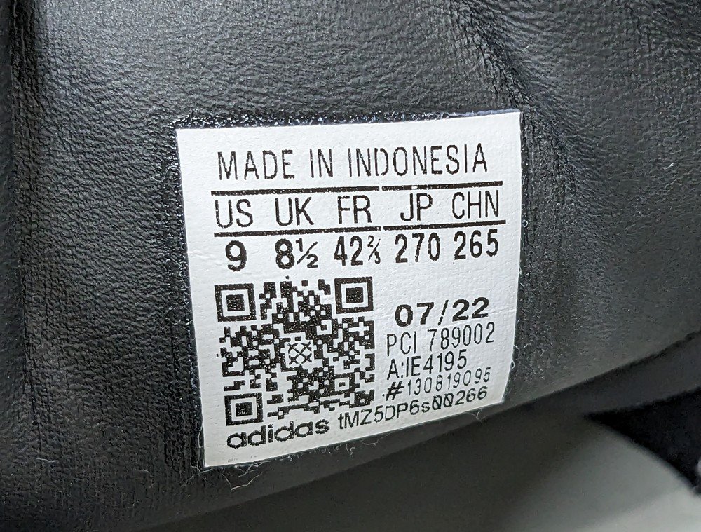 adidas アディダス SUPERSTAR 82 FI CORE IE4195 スーパースター スニーカー サイズ：27cm カラー：ブラック/ホワイト_画像6
