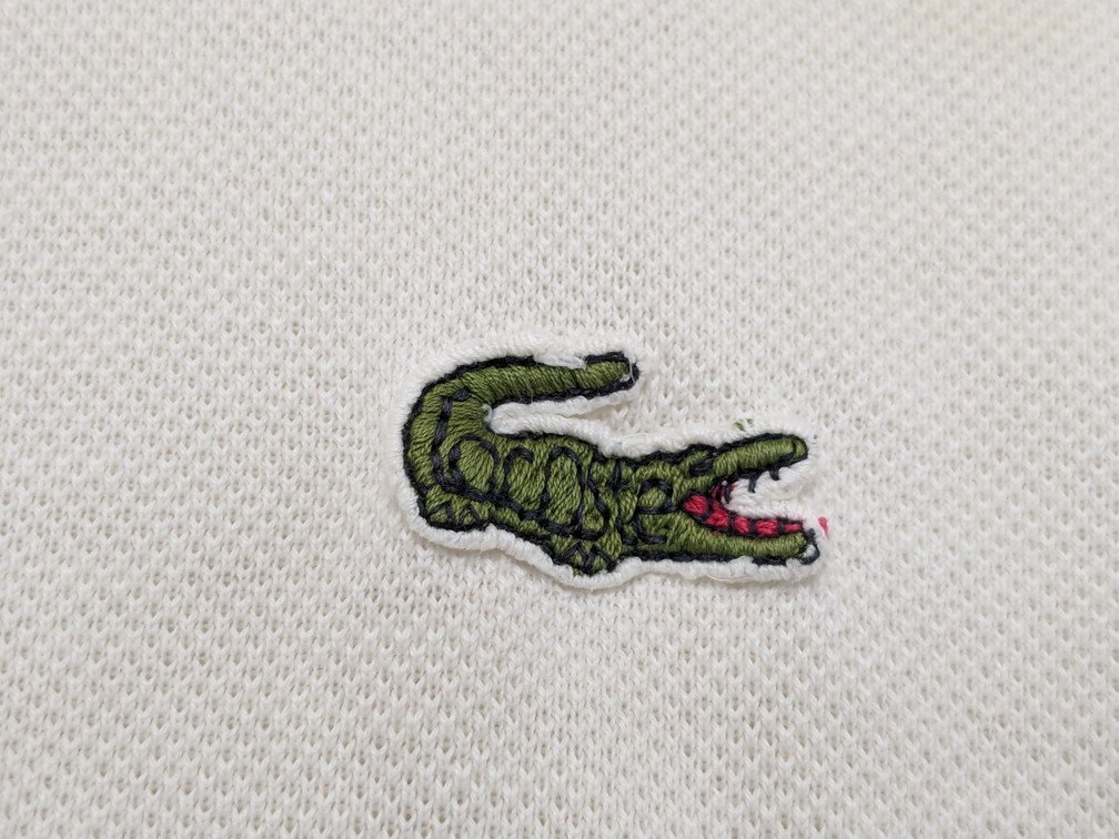 LACOSTE ラコステ ヴィンテージワンポイント刺繍 半袖ポロシャツ サイズ：-_画像3