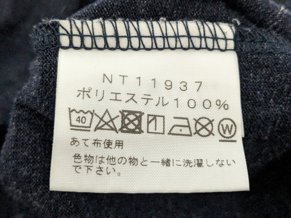 THE NORTH FACE ノースフェイス J-Tree Weekend Tee 刺繍Tシャツ NT11937 サイズ：XL カラー：杢ネイビー_画像5