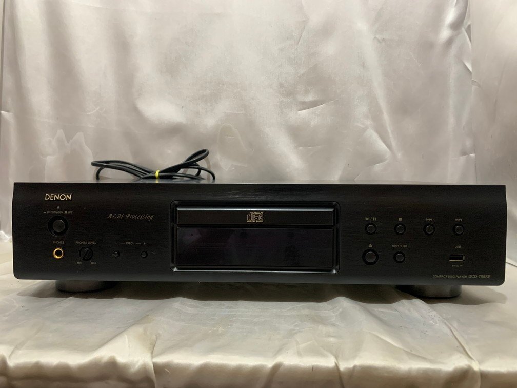 【ジャンク現状品】DENON デノン DCD-755SE CDプレーヤー 難あり 説明記載 簡単な通電確認済み_画像2