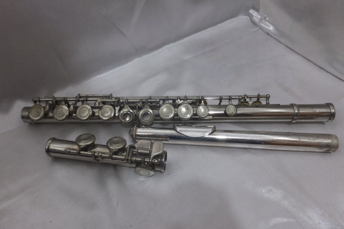 YAMAHA フルート YEL-23 管楽器 現状品 ハードケース付 JUNK品 ノークレームノーリターンの画像3