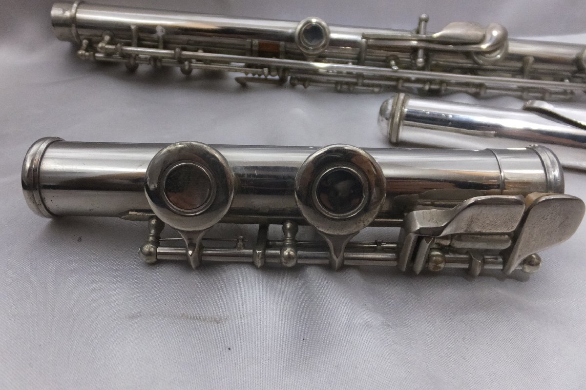 YAMAHA フルート YEL-23 管楽器 現状品 ハードケース付 JUNK品 ノークレームノーリターン_画像5