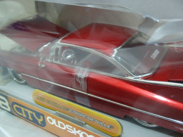 DUB CITY OLDSKOOL ダブシティオールドスクール 1/24 ミニカー Jada TOYS 1959 CADILLAC EL DORADO 未開封 箱割れ_画像4