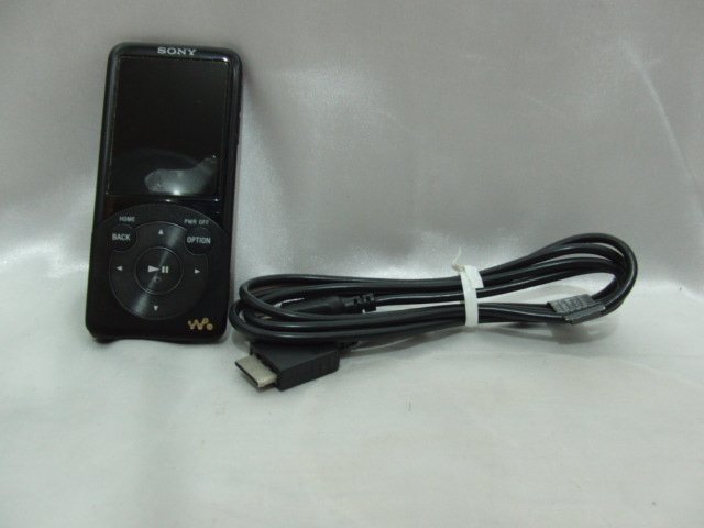 SONY ソニー ウォークマン NW-S754 8GB 画面難有り 動作品 現状品 充電コード付属 ブラック_画像1