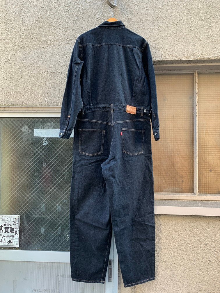 T.F.CLOTHING DOPE デニムオールインワン つなぎ オーバーオール 日本製 サイズ48 メンズの画像2