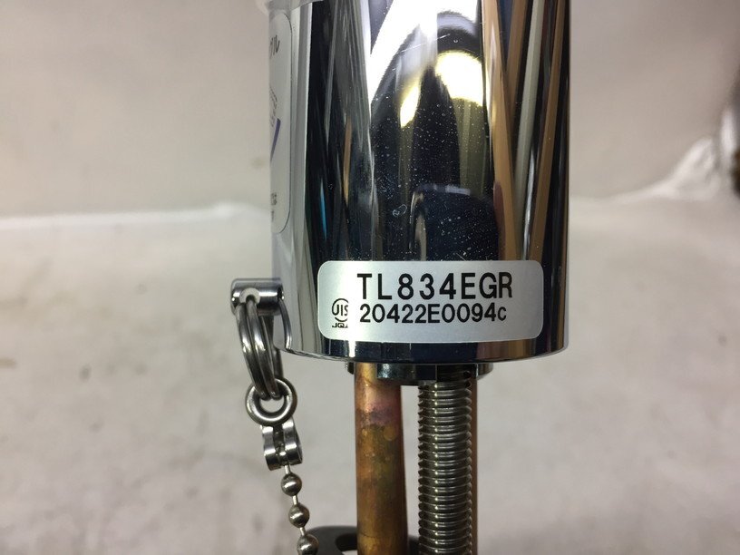 【未使用品】TOTO トートー 台付シングル混合水栓 TL834EGR シャワーホース_画像4