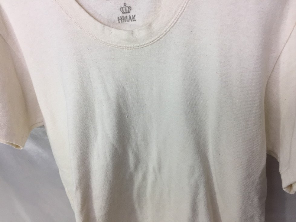 【タグ付き保管品】REVIVAL 90% PRODUCTS Varde77 デンマークタイプ Tシャツ サイズ：1 カラー：オフホワイト ミリタリーアンダーウェア_画像2