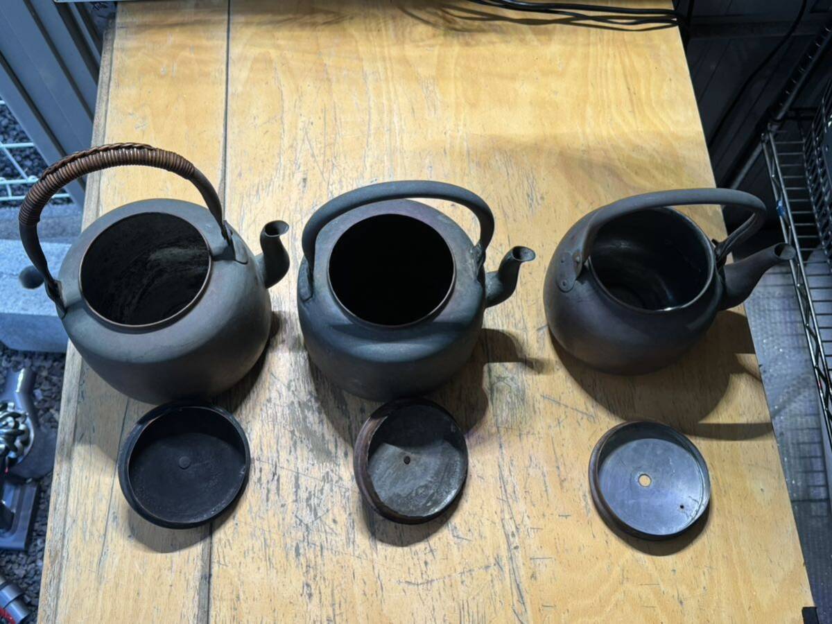 茶道具 湯沸 銅製 茶器 中古品_画像4