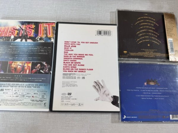 MICHAEL JACKSONマイケルジャクソン オリジナルアルバムCD&BEST&ドキュメンタリーDVD4枚セット!!の画像2