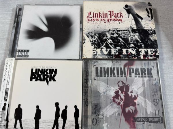LINKIN PARKリンキンパーク LIVE&オリジナルアルバムCD4枚セット LIVE IN TEXAS/HYBRID THEORY/MINUTE TO MIDNIGHT/A THOUSAND SUNS_画像1