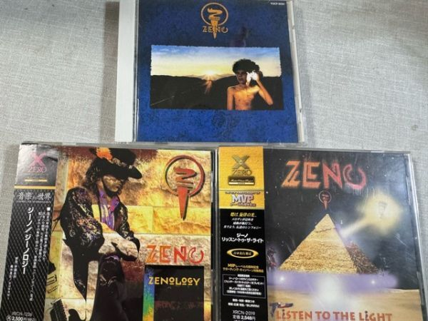 ZENOジーノ オリジナルアルバムCD3枚セット 「LISTEN TO THE LIGHT」「ZENOLOGY」「ZENO」_画像1