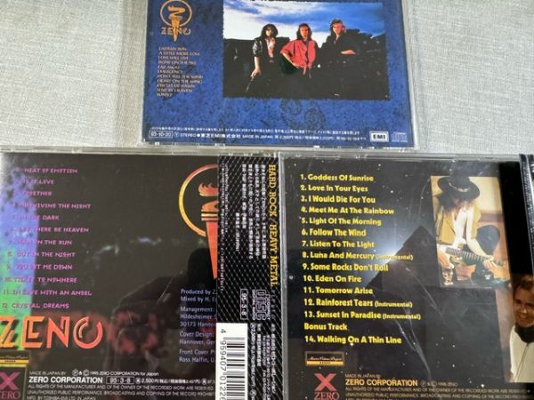 ZENOジーノ オリジナルアルバムCD3枚セット 「LISTEN TO THE LIGHT」「ZENOLOGY」「ZENO」_画像2