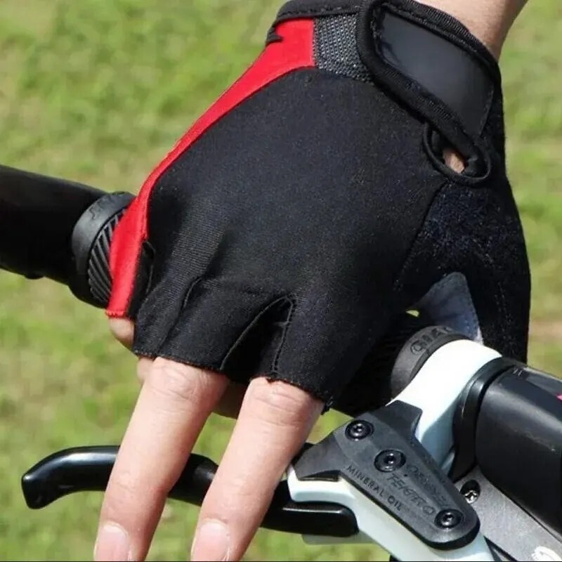 サイクリンググローブ 自転車用手袋 半指 指切り 夏用 1セット（両手分）の画像3