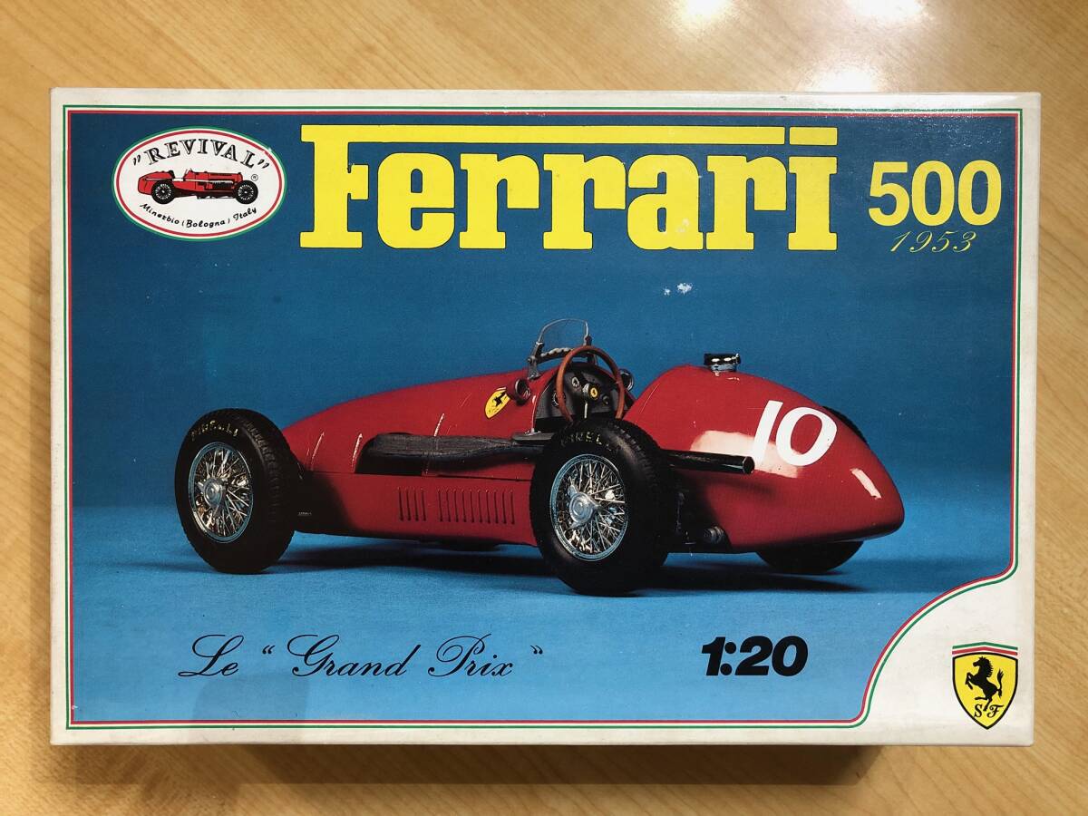 リバイバルインターナショナル 1/20 フェラーリ 500 1953年 F1GP 難あり ジャンクでの画像1