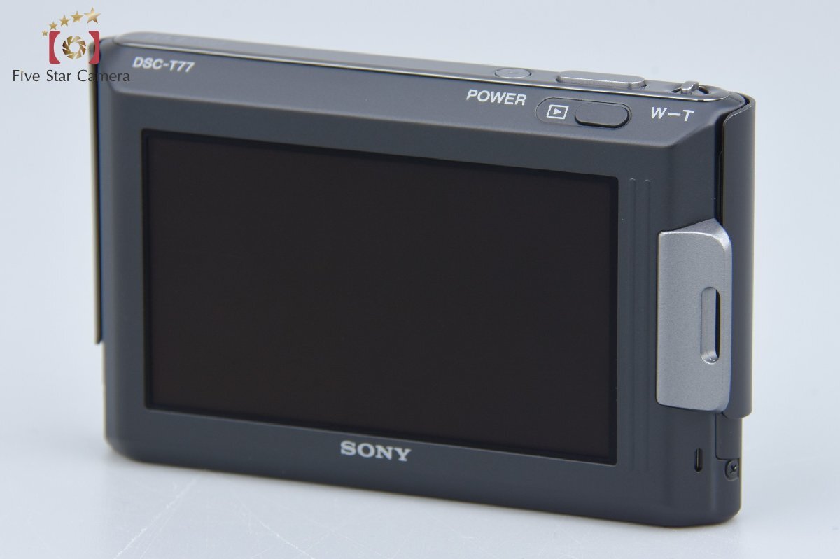 【中古】SONY ソニー Cyber-shot DSC-T77 ブラック デジタルスチルカメラ_画像3
