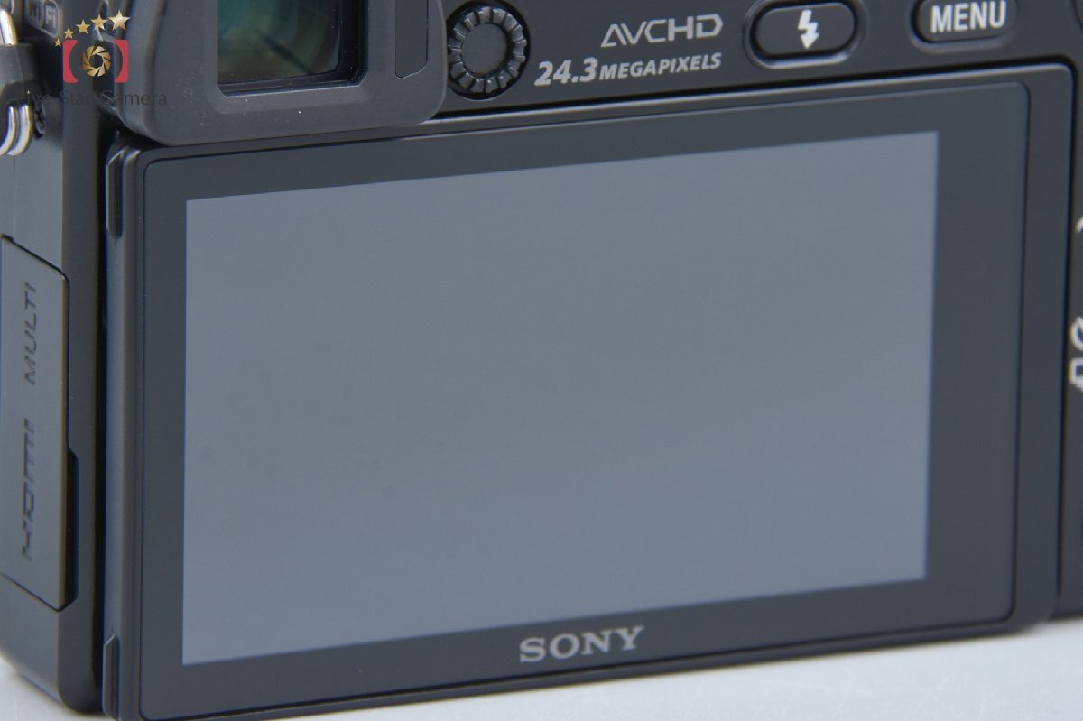 1 иен лот SONY Sony α6000 ILCE-6000L черный энергия zoom линзы комплект shutter частота . немного [ аукцион во время ]