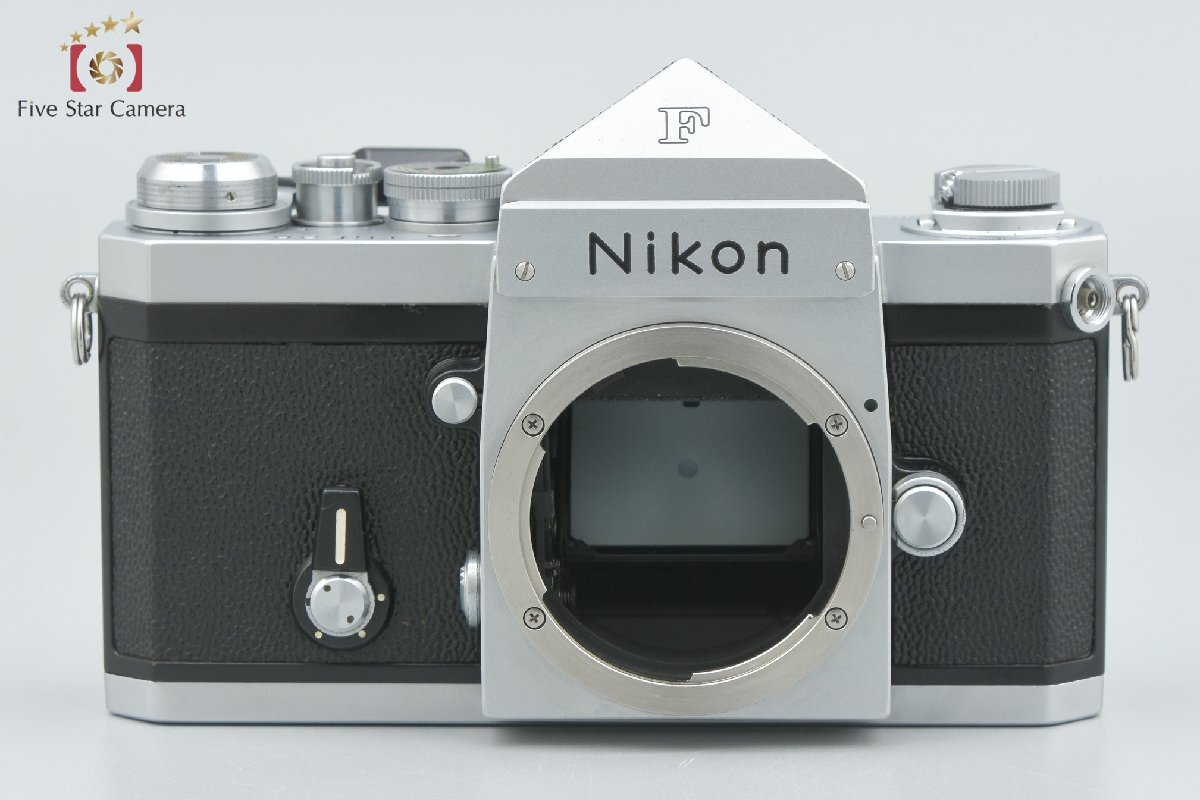 【中古】Nikon ニコン F アイレベル 後期 シルバー + NIKKOR-S.C Auto 50mm f/1.4_画像3