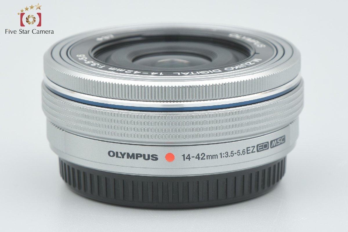 【中古】OLYMPUS オリンパス M.ZUIKO DIGITAL 14-42mm f/3.5-5.6 EZ シルバー_画像9