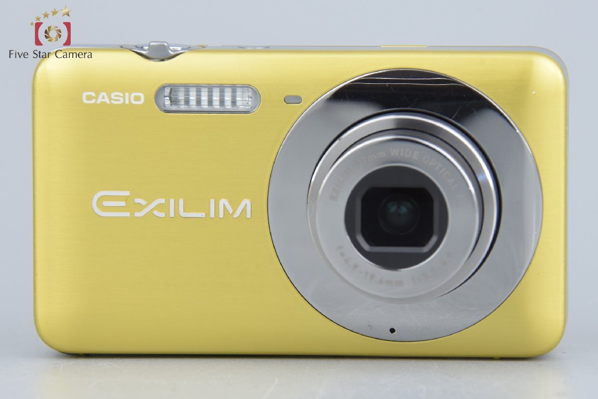 【中古】CASIO カシオ EXILIM EX-Z800 イエロー コンパクトデジタルカメラ 元箱付き_画像4