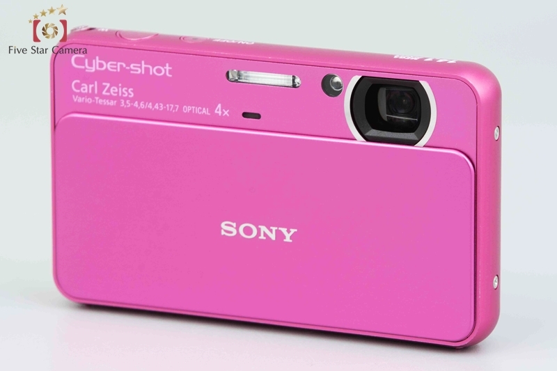 【中古】SONY ソニー Cyber-shot DSC-T99 ピンク デジタルスチルカメラ 元箱付きの画像2