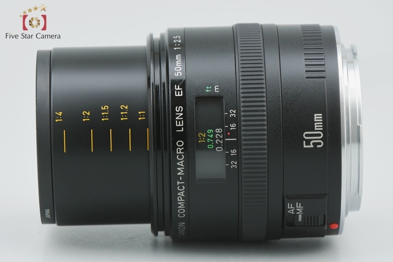 【中古】Canon キヤノン EF 50mm f/2.5 コンパクトマクロ_画像9