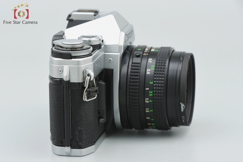 【中古】Canon キヤノン AE-1 シルバー + New FD 50mm f/1.8_画像6