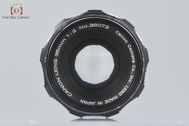 【中古】Canon キヤノン 35mm f/2 L39 ライカスクリューマウント_画像7