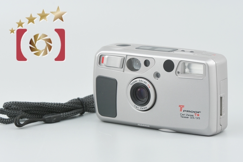 【中古】KYOCERA 京セラ T PROOF コンパクトフィルムカメラ_画像1