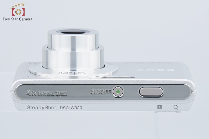【中古】SONY ソニー Cyber-shot DSC-W320 シルバー コンパクトデジタルカメラ 元箱付き_画像8