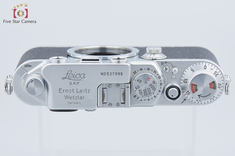 【中古】Leica ライカ IIIf ブラックダイヤル セルフタイマー無し レンジファインダーフィルムカメラ_画像7