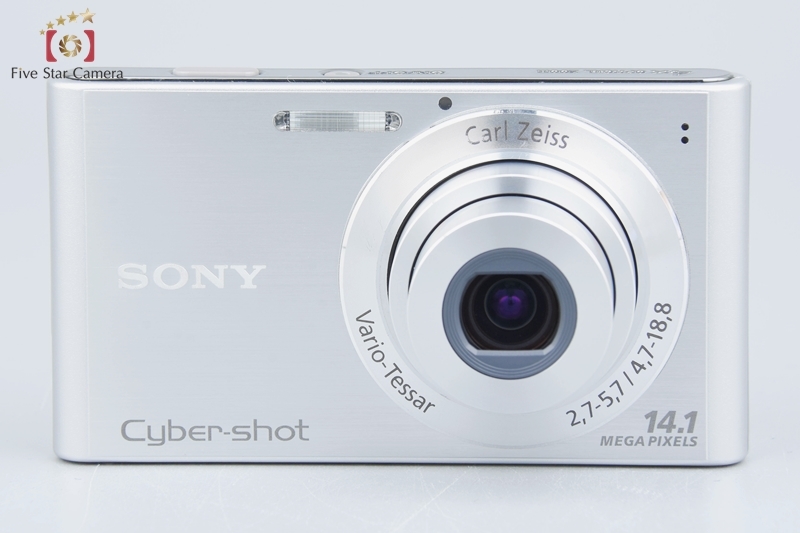 【中古】SONY ソニー Cyber-shot DSC-W320 シルバー コンパクトデジタルカメラ 元箱付き_画像4