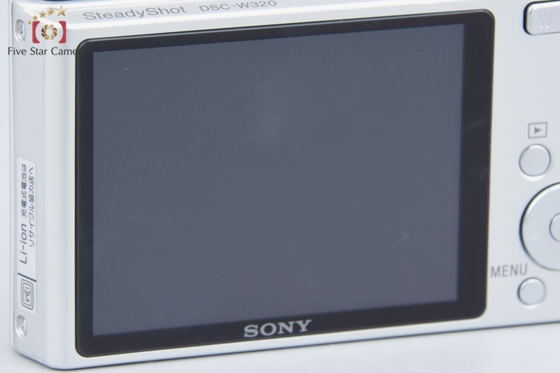 【中古】SONY ソニー Cyber-shot DSC-W320 シルバー コンパクトデジタルカメラ 元箱付き_画像10